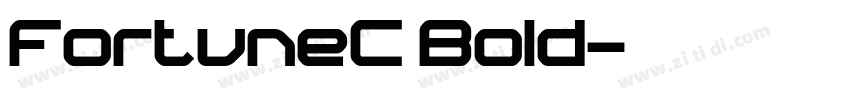 FortuneC Bold字体转换
